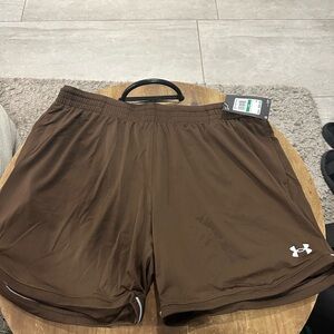 Under Armour Chocolate Brown Training Shorts